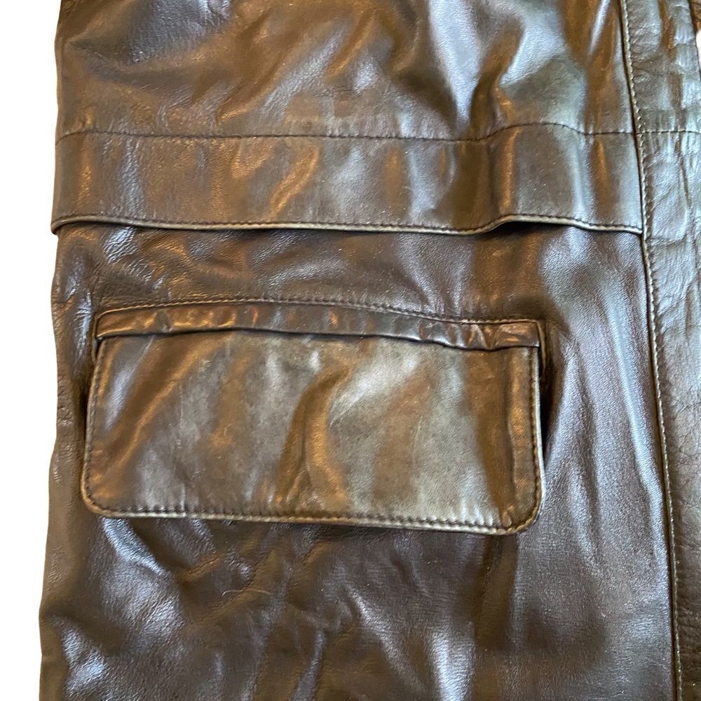 EUC Laurence Roy Leather Jacket with Removable Quilted Lining - Picture 7 of 9
